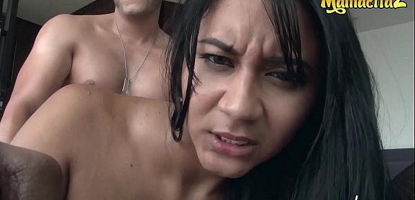  MAMACITAZ - Kelly Calle - Naughty Latina Shoot A Dirty Sex Tape With Boyfriend At Her Parents House